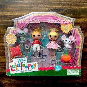 Original Packaging Mini Lalaloopsy Cinder Slippers Set - Cinderella Vintage